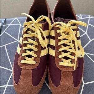 Adidas SL 72 maroon, brown, yellow